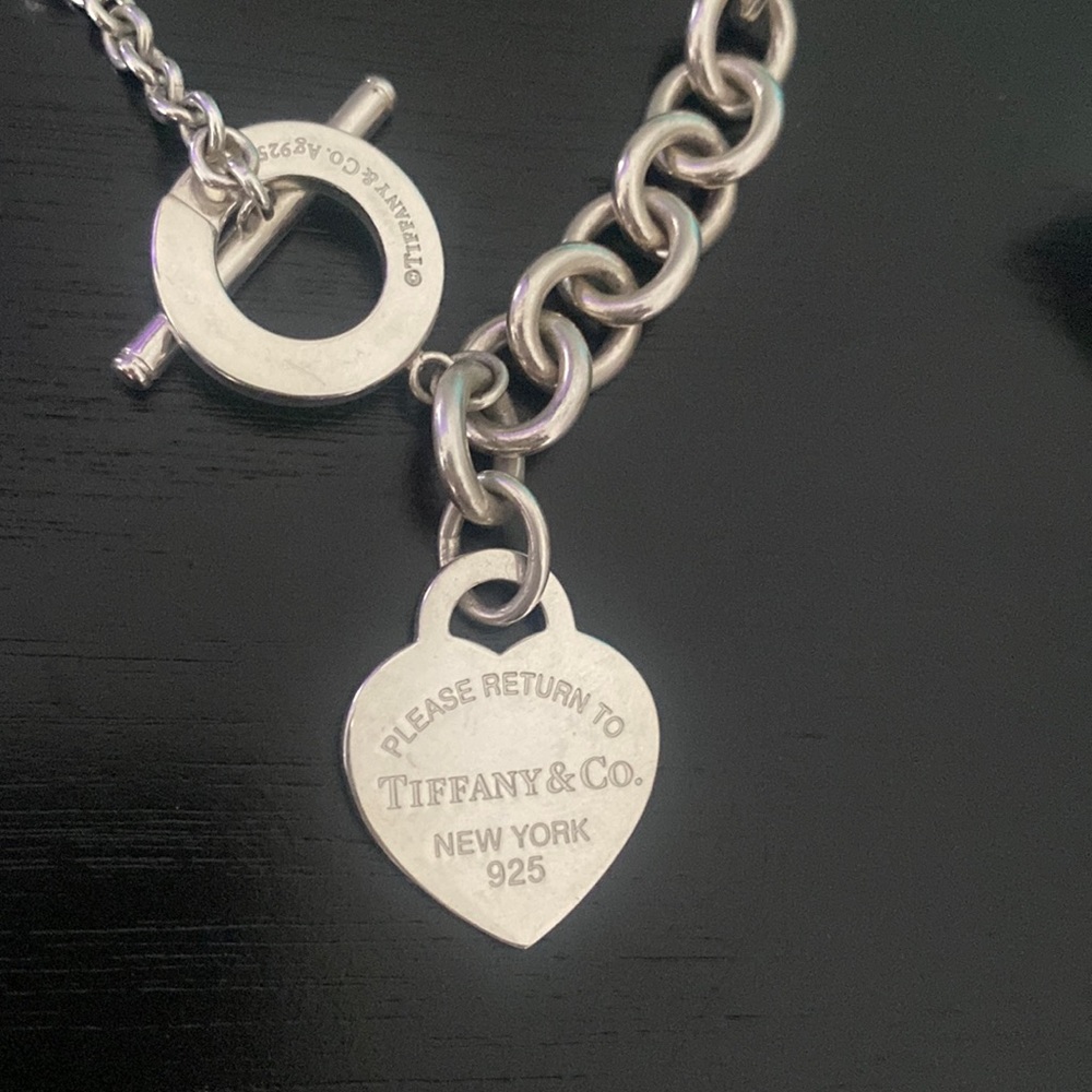 Tiffany & Co.  Heart Tag Toggle Necklace